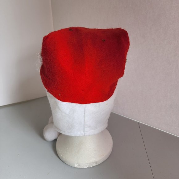 Santa Face Felt Hat - Picture 3 of 8
